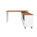  Cabo Desk - Freijo/Gray/White