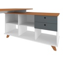  Cabo Desk - Freijo/Gray/White