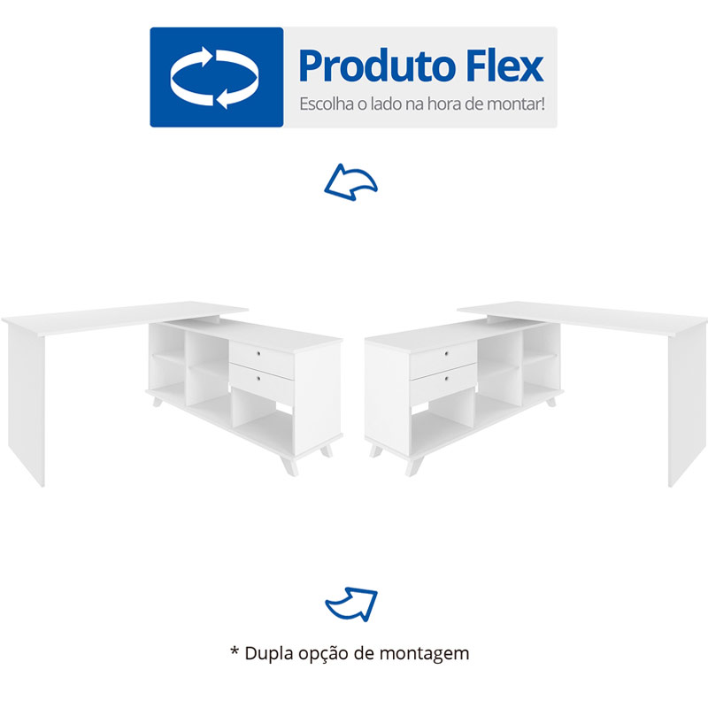  Cabo Desk - White 