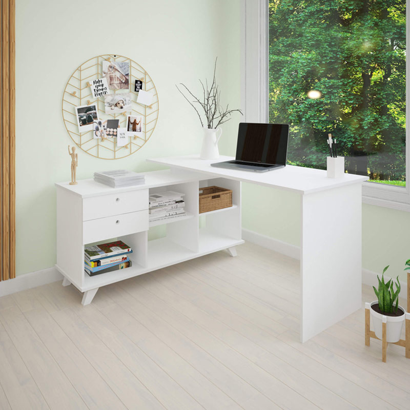  Cabo Desk - White 