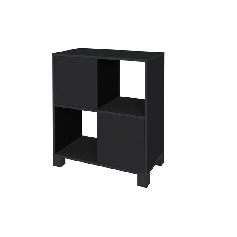  Camacari Cabinet with 2 Doors - Black