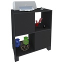  Camacari Cabinet with 2 Doors - Black