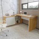  Camacari Desk - Elm/ White