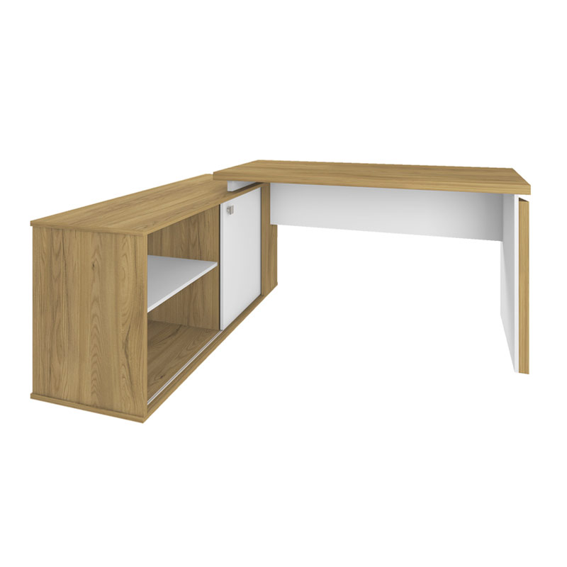  Camacari Desk - Elm/ White