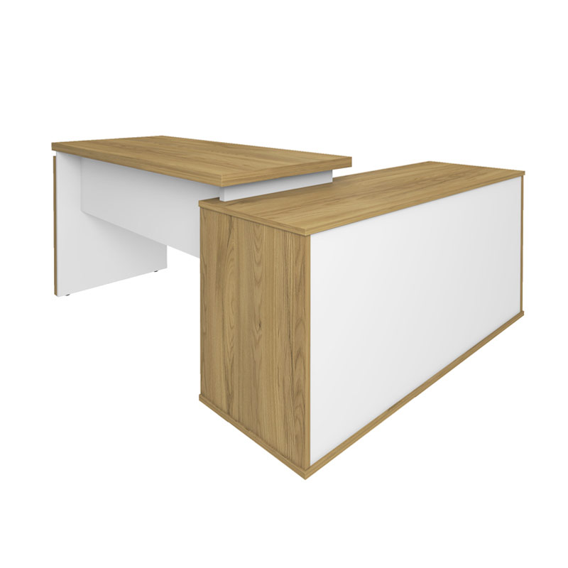  Camacari Desk - Elm/ White