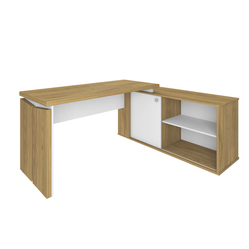  Camacari Desk - Elm/ White