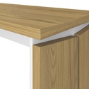  Camacari Desk - Elm/ White