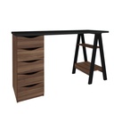  Caruaru Desk - Black/ Ipe