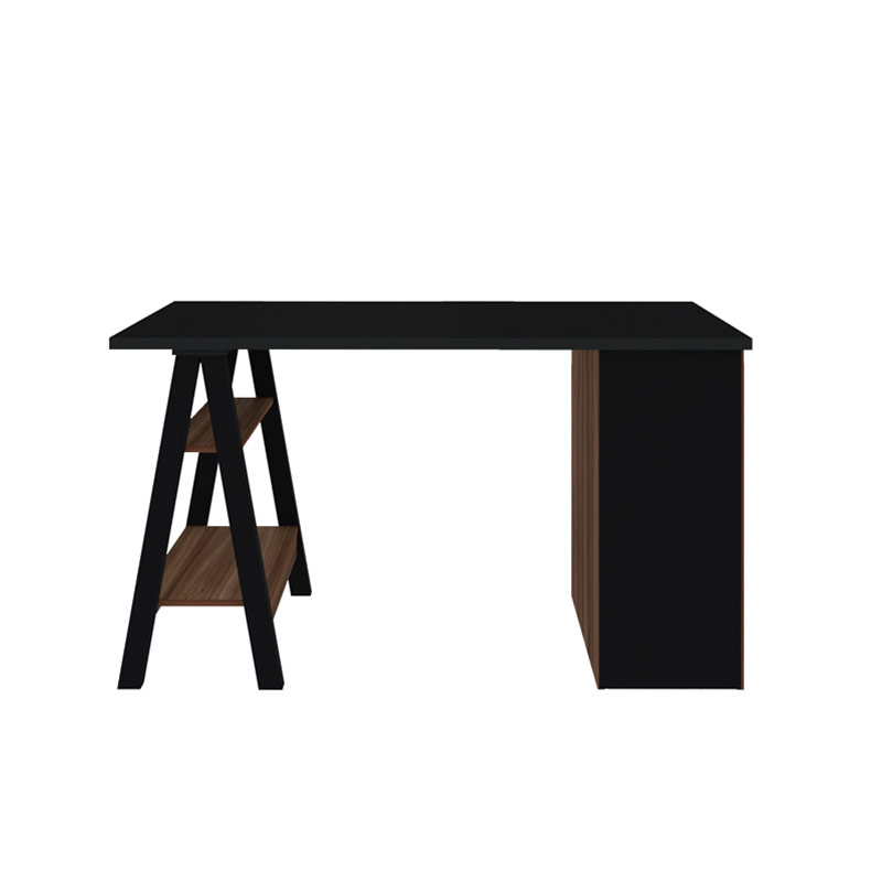  Caruaru Desk - Black/ Ipe