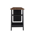  Caruaru Desk - Nogal/ Black