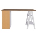  Caruaru Desk - Nogal/ White