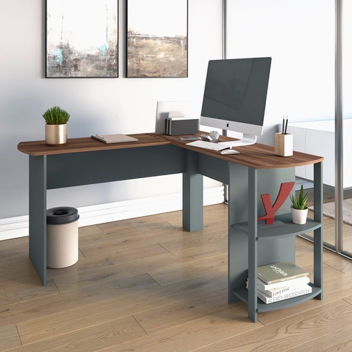  Dourados Desk - Ipe/ Gray