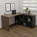  Fortaleza Desk - Ipe/ Black