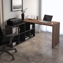  Fortaleza Desk - Ipe/ Black