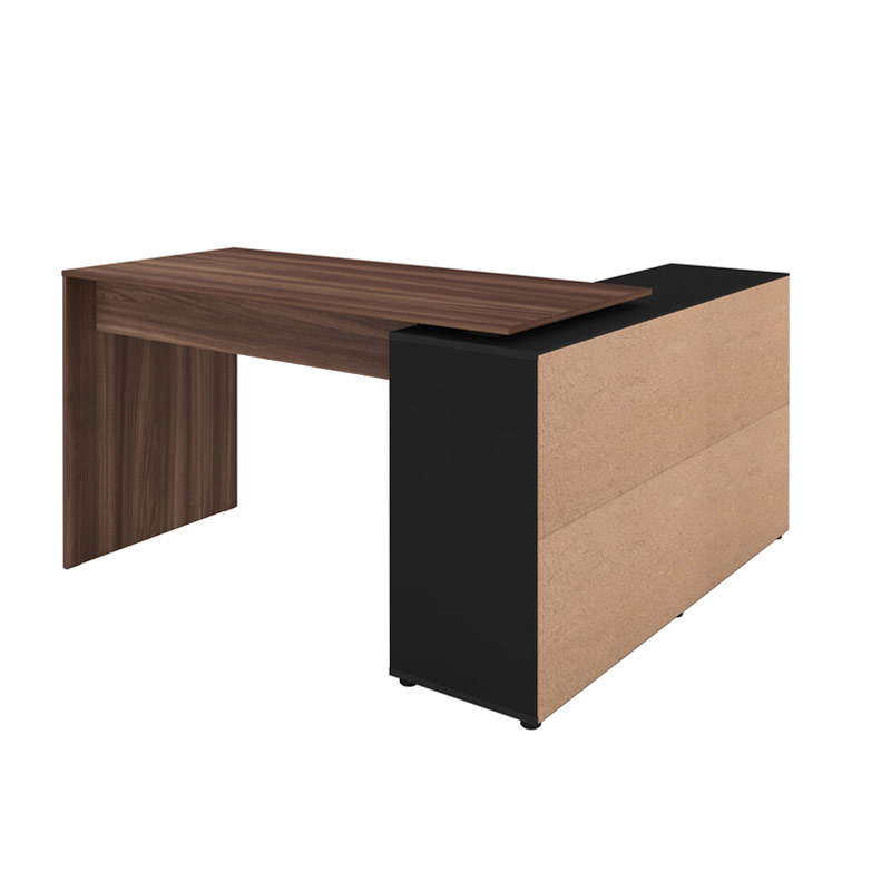  Fortaleza Desk - Ipe/ Black