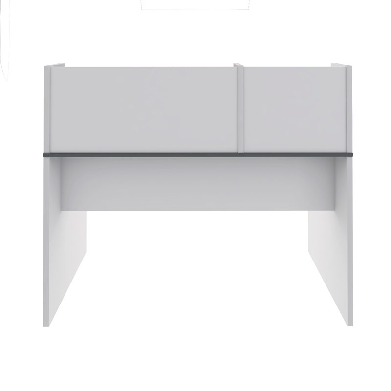  Franca Desk - Gray/ White