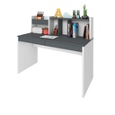  Franca Desk - Gray/ White