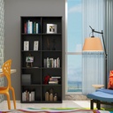  Guarulhos 900x1878 Bookcase - Black