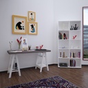  Guarulhos 900x1878 Bookcase - White