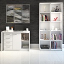  Guarulhos 900x1878 Bookcase - White