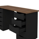  Imperatriz Desk - Nogal/ Black