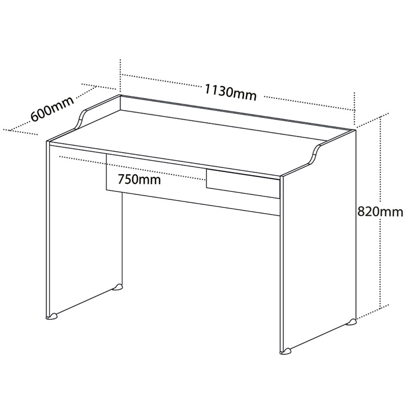  Indaiatuba Desk - Black