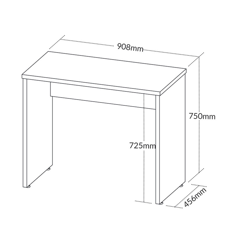  Itapevi Desk - White 