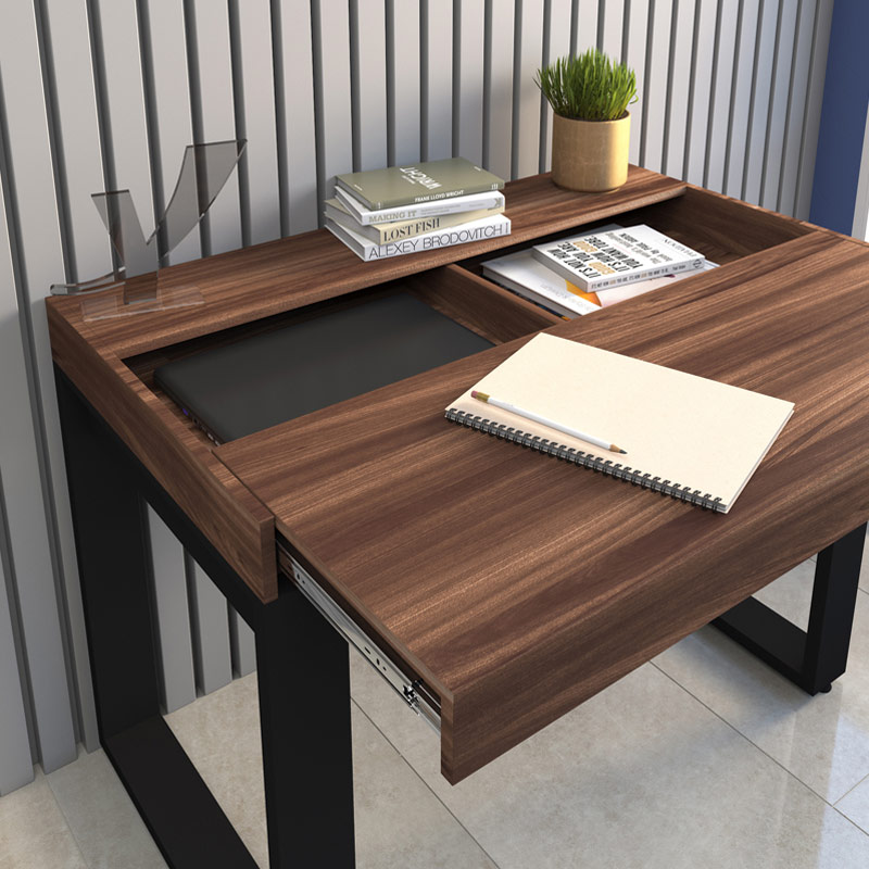  Maraba Desk - Ipe/ Black