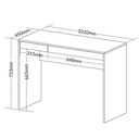  Natal Desk - Ipe/ White