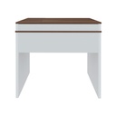  Osasco Desk - Ipe/ White 