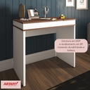  Osasco Desk - Ipe/ White 