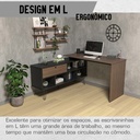  Palhoca Desk - Ipe/ Black