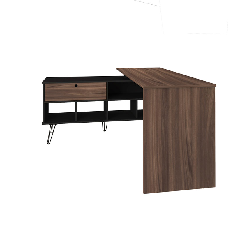  Palhoca Desk - Ipe/ Black