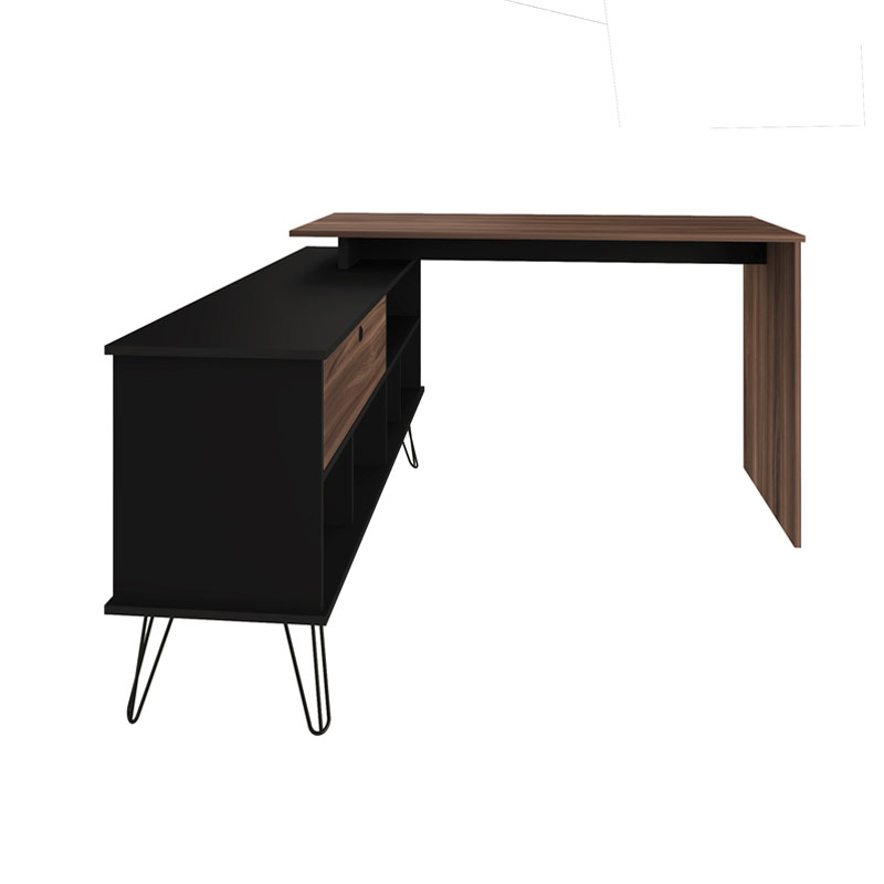  Palhoca Desk - Ipe/ Black