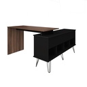  Palhoca Desk - Ipe/ Black