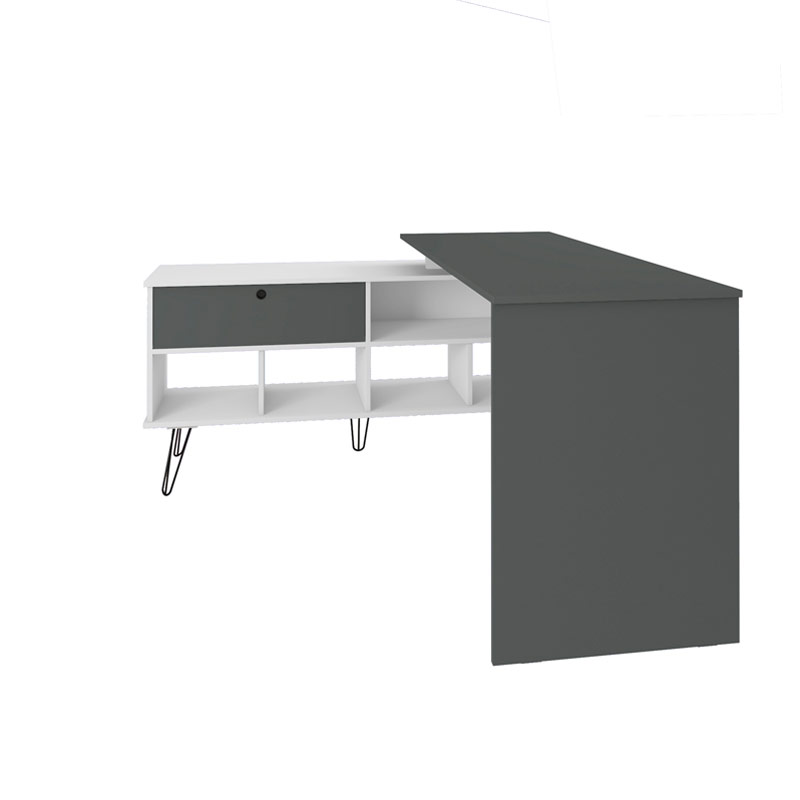  Palhoca Desk - White/ Gray