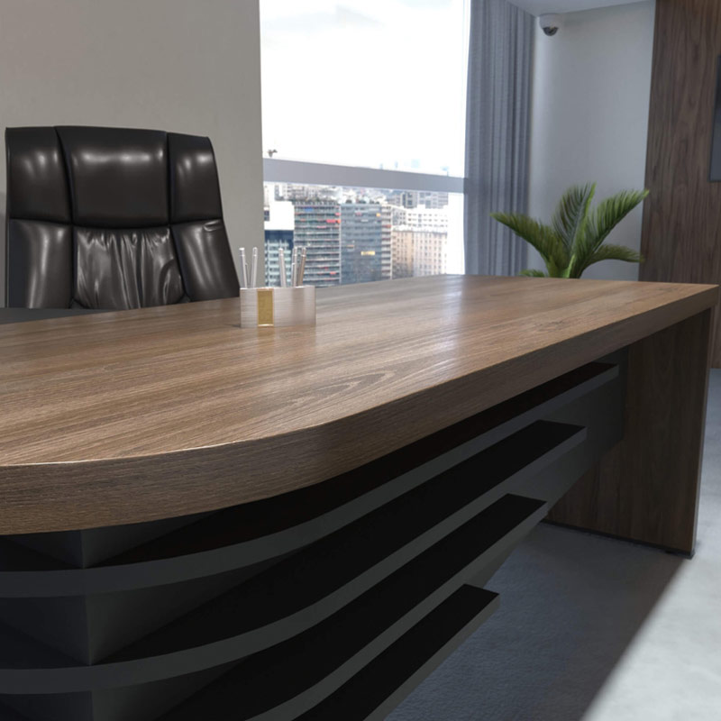  Palmas Desk II 2000x1800 LD - Charuto/ Black