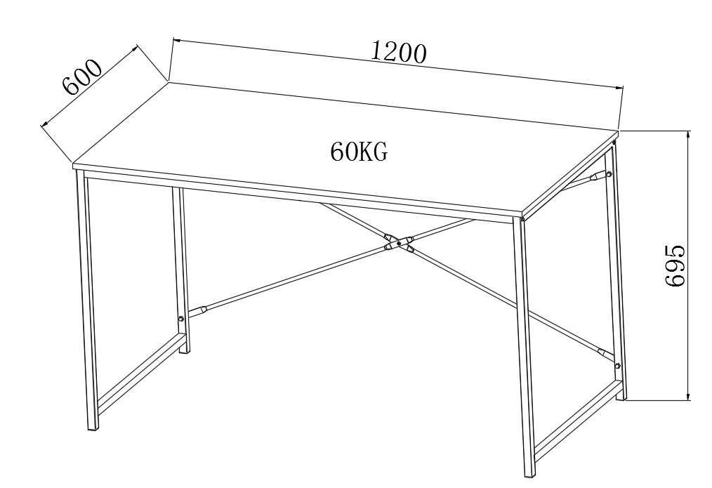 BAGUIO desk ,120*60*70cm
