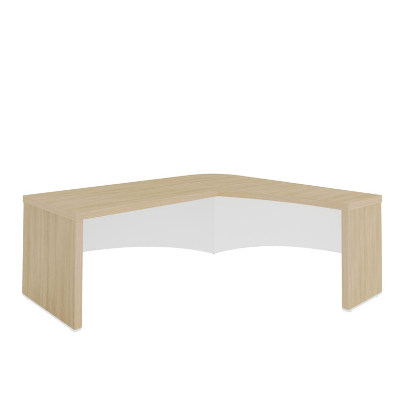  Palmas Desk II 2000x1800 LD - Light Oak/ White