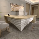  Palmas Desk II 2000x1800 LD - Light Oak/ White