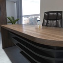  Palmas Desk II 2000x1800 LE - Charuto/ Black 