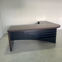  Palmas Desk II 2000x1800 LE - Charuto/ Black 