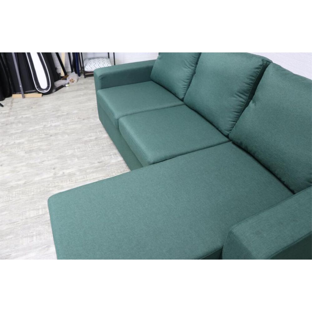 Idiya KARAMAY L shaped sofa , Green