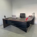  Palmas Desk II 2000x1800 LE - Charuto/ Black 