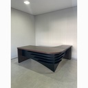  Palmas Desk II 2000x1800 LE - Charuto/ Black 