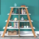  Pelotas  Bookcase - Freijo/ White