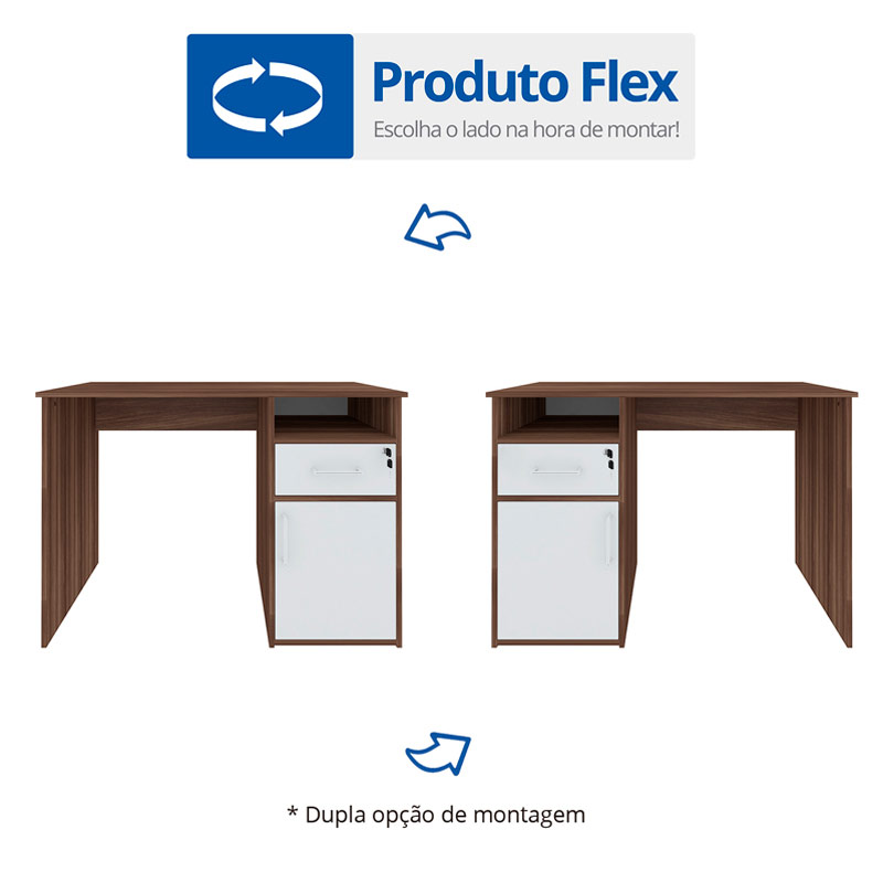  Petrolina Desk - Ipe/ White