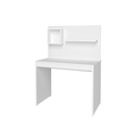 Duque Redonda Desk and Tv Wall Panel - White 