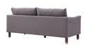 Idiya Zaire 3 seater , Dark Grey