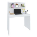 Duque Redonda Desk and Tv Wall Panel - White 